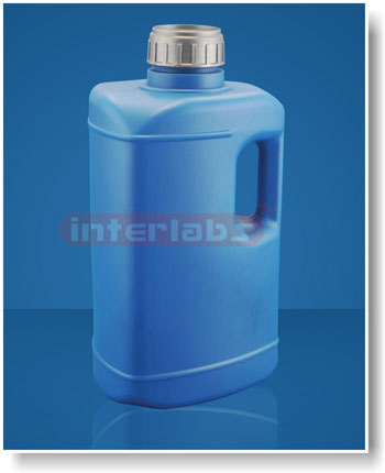 Triangular Shape Bottles With Handle R.M. HDPE
